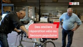 Des ateliers réparation vélo au Secours populaire